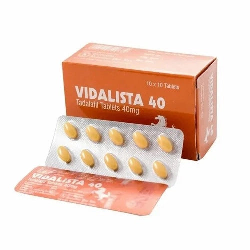 Tadalafil 40mg 100 Tabletas Vidalista 40