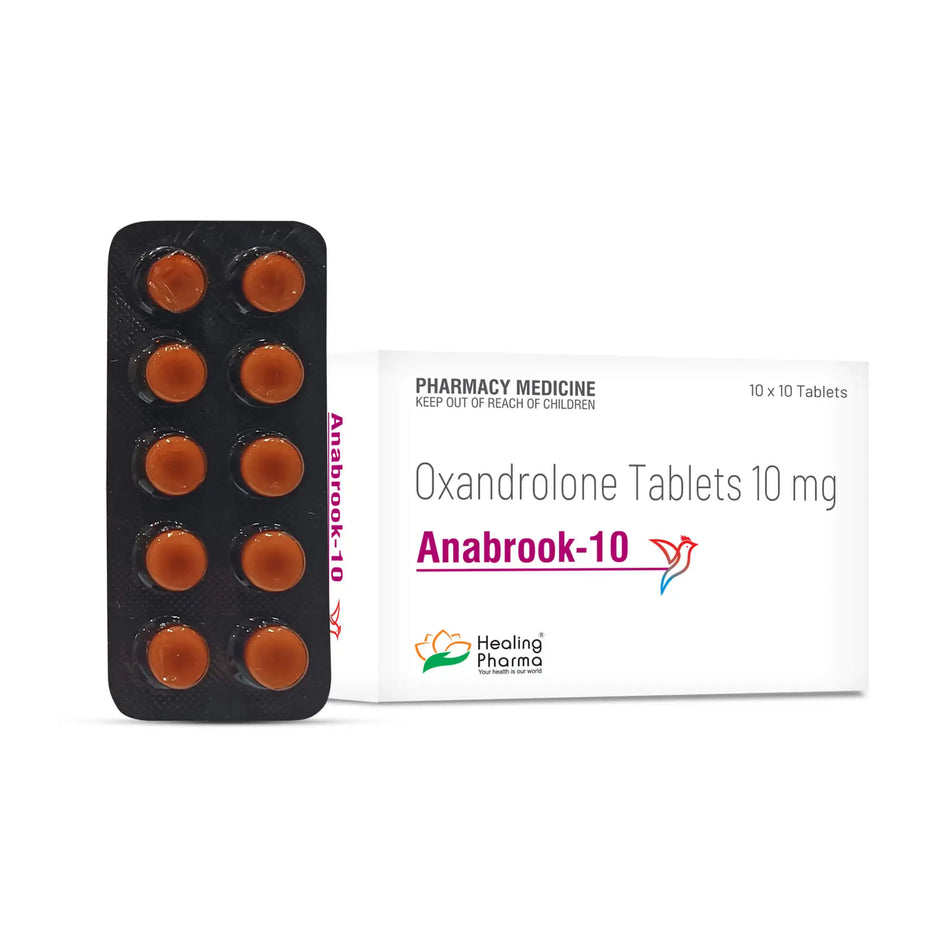 Oxandrolona 10mg 100 Tabletas Anabrook-10