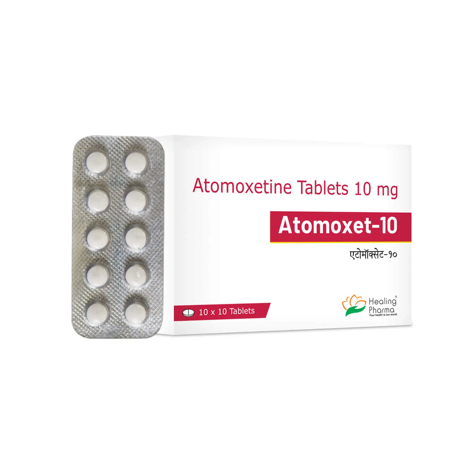 Atomoxetina 10mg 100 Tabletas Atomoxet 10