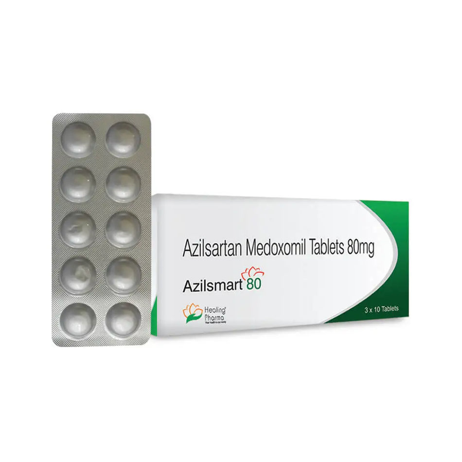 Azilsartan Medoxomilo 80mg 30 Tabletas Azilsmart 80