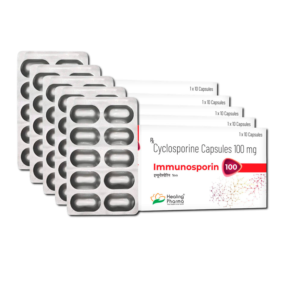 Ciclosporina 100mg 50 Capsulas Immunosporin 100