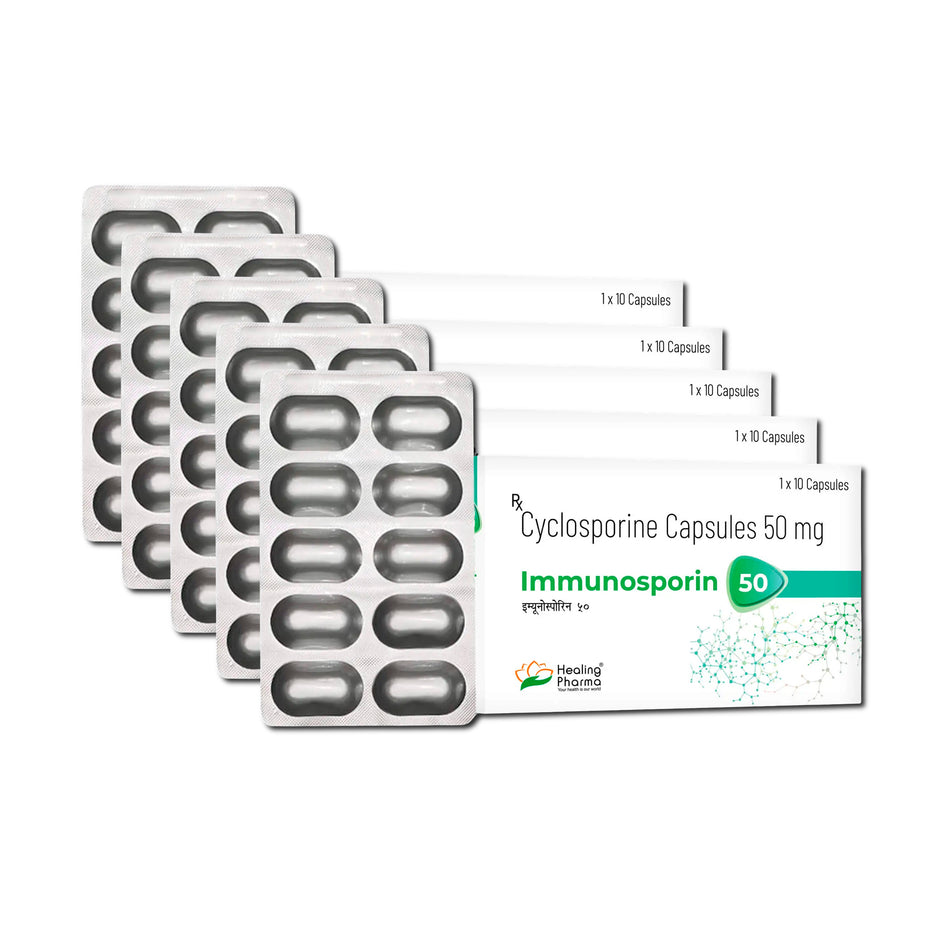 Ciclosporina 50mg 50 Capsulas Immunosporin 50
