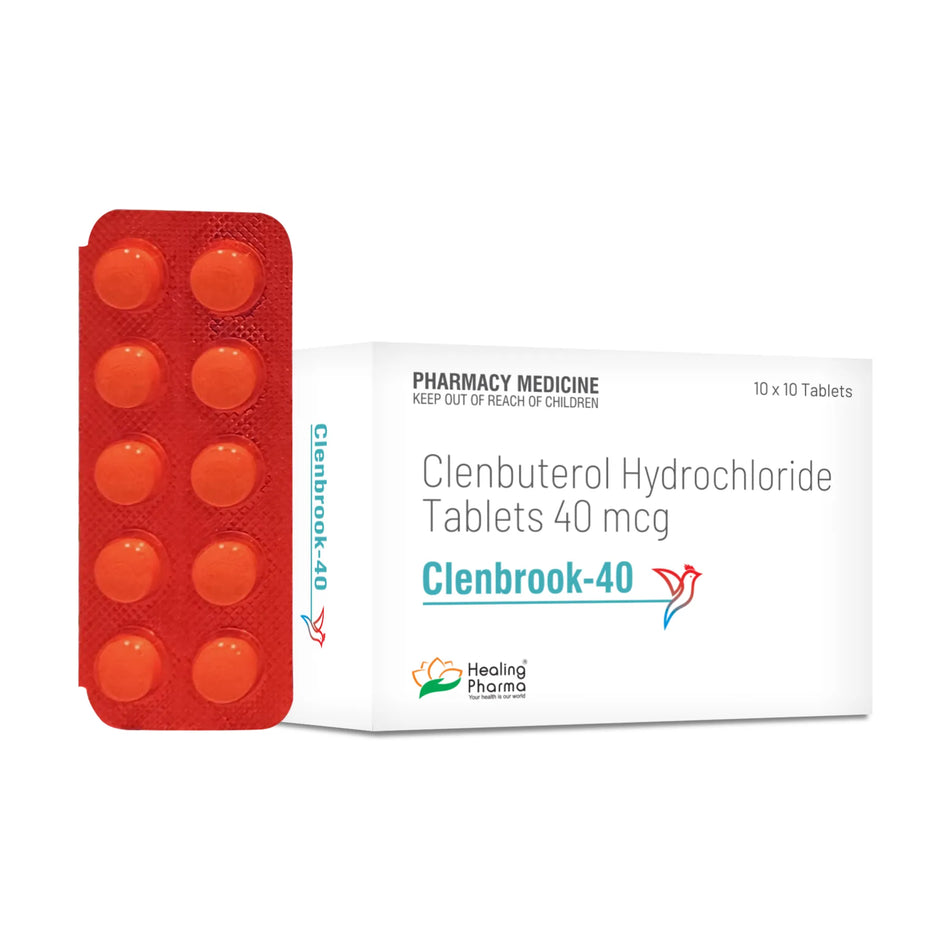 Clenbuterol 40mg 100 Tabletas Clenbrook 40