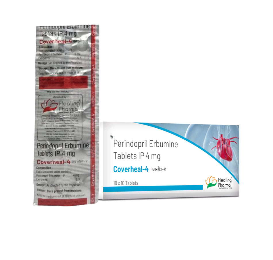 Perindopril 4mg 100 Tabletas Coverheal 4