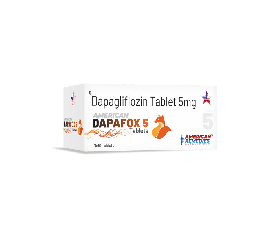 Dapagliflozina 5mg 100 Tabletas Dapafox 5