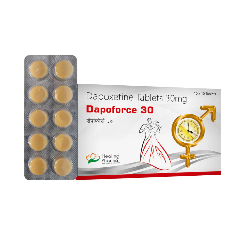 Dapoxetina 30mg 100 Tabletas Dapoforce 30