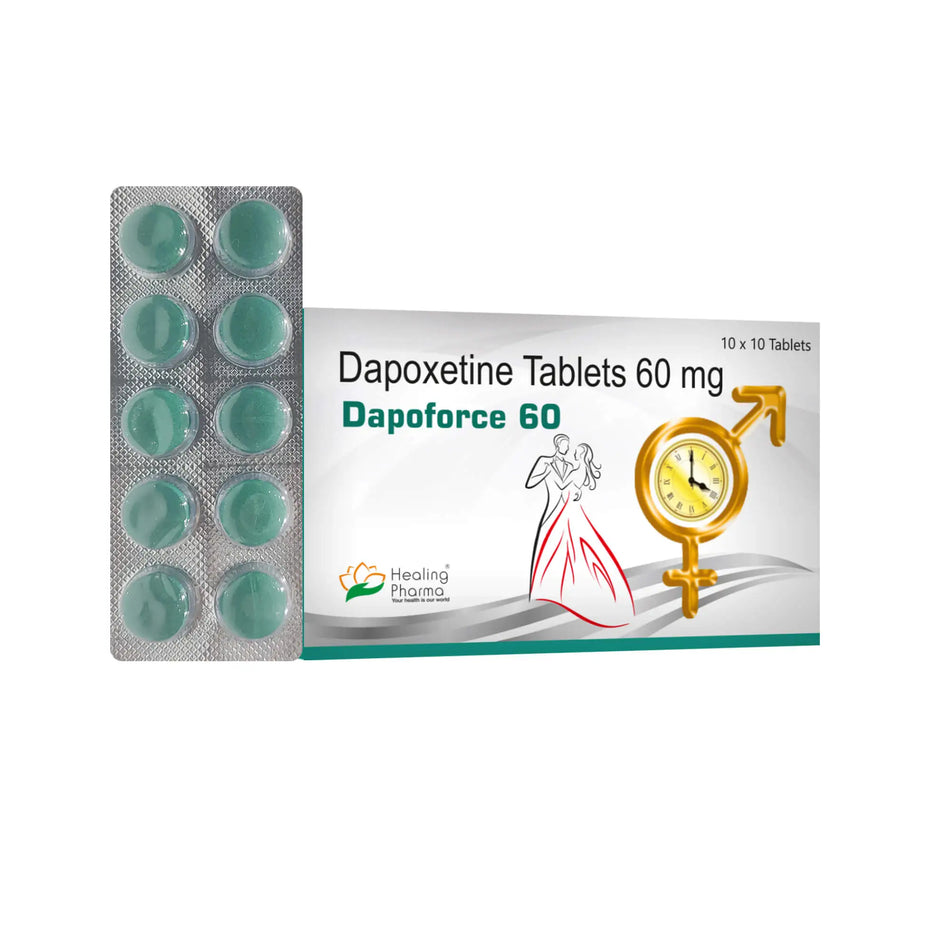 Dapoxetina 60mg 100 Tabletas Dapoforce 60