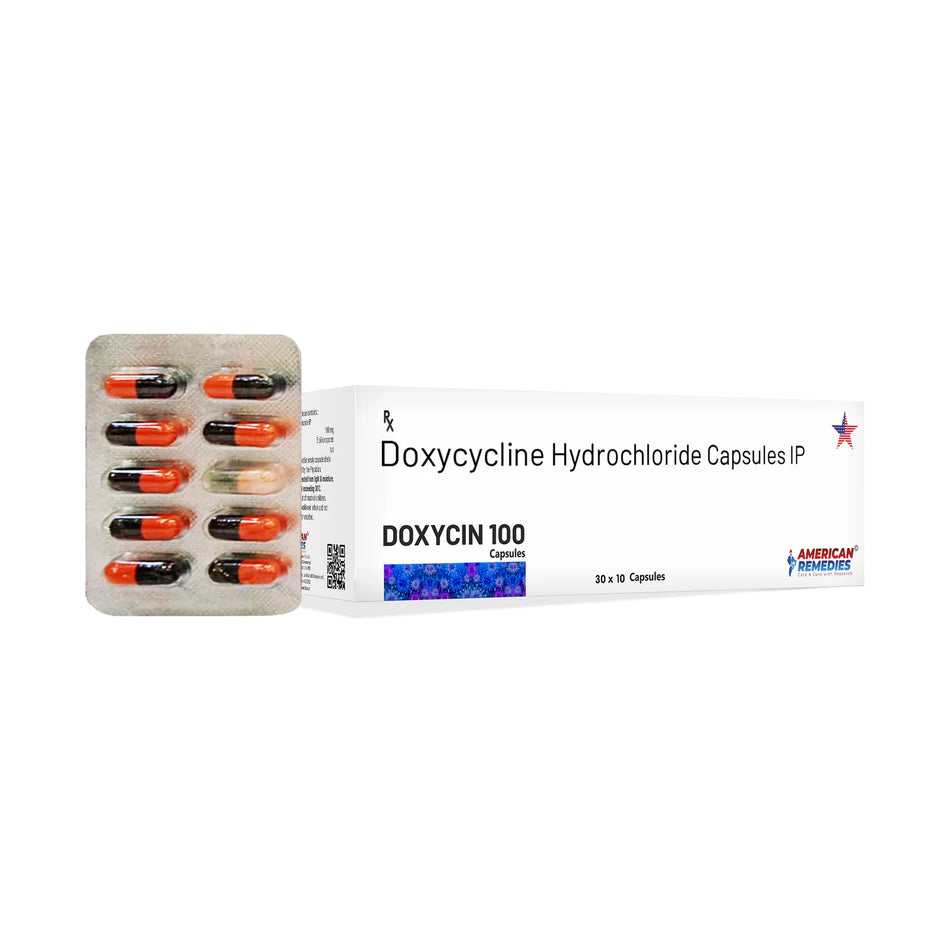 Doxiciclina 100mg 300 Capsulas Doxycin 100