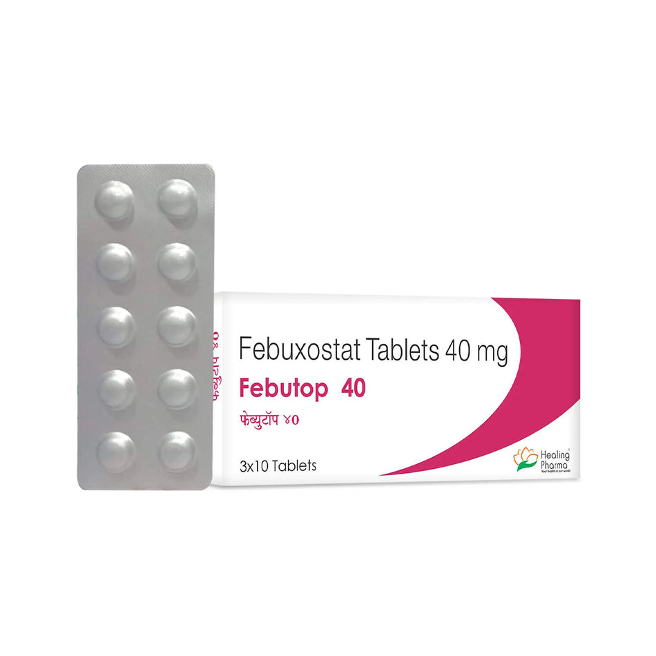 Febuxostato 40mg 30 Tabletas Febutop 40