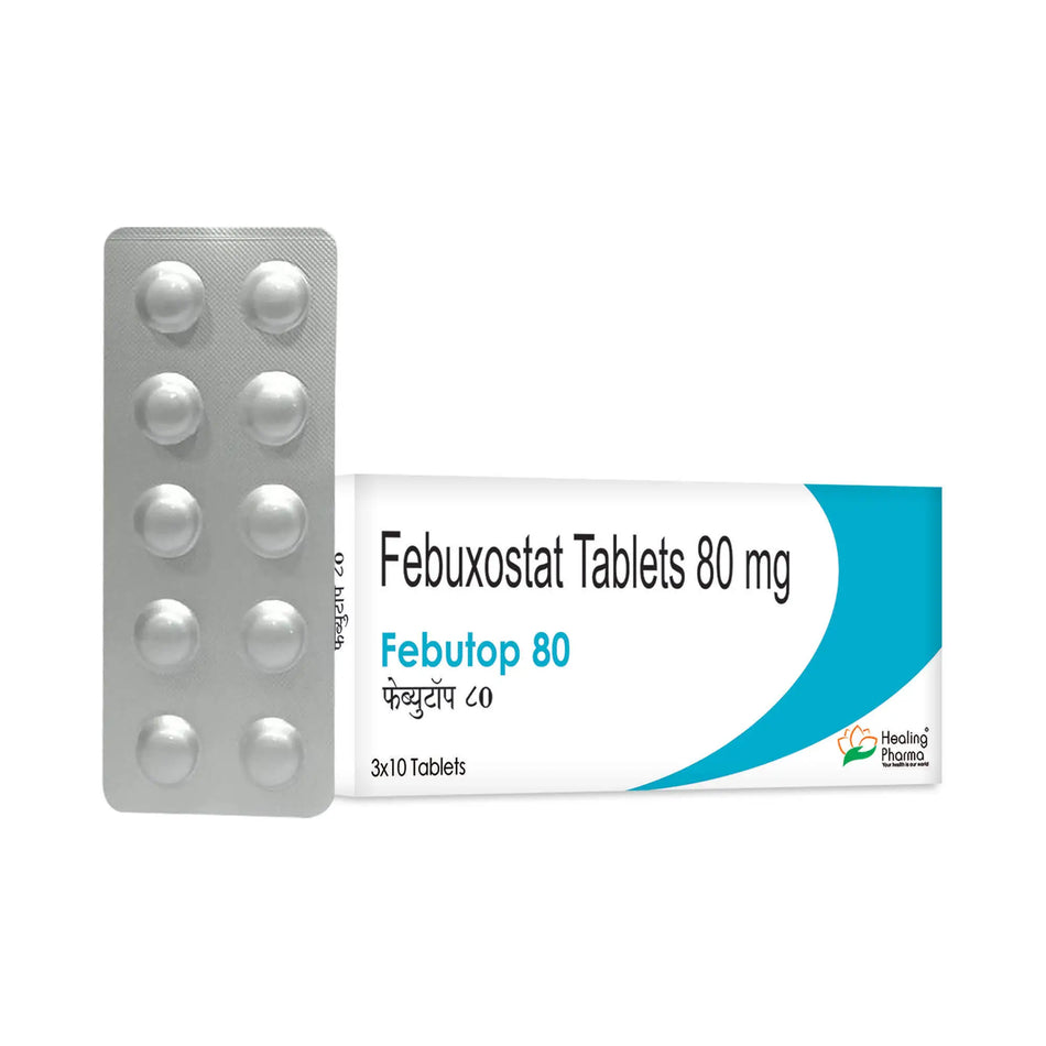Febuxostato 80mg 30 Tabletas Febutop 80