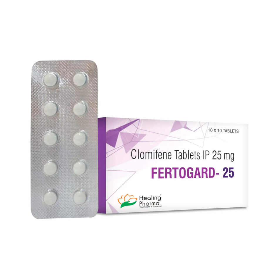 Clomifeno 25mg 100 Tabletas Fertogard 25