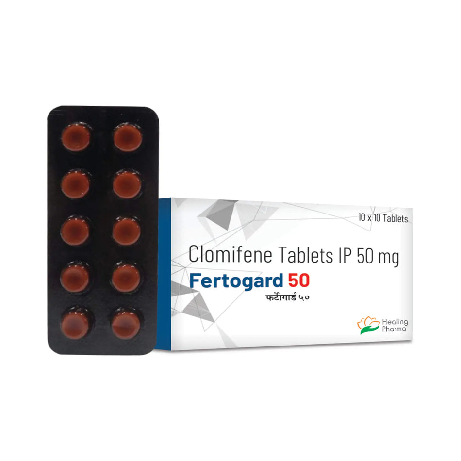 Clomifeno 50mg 100 Tabletas Fertogard 50
