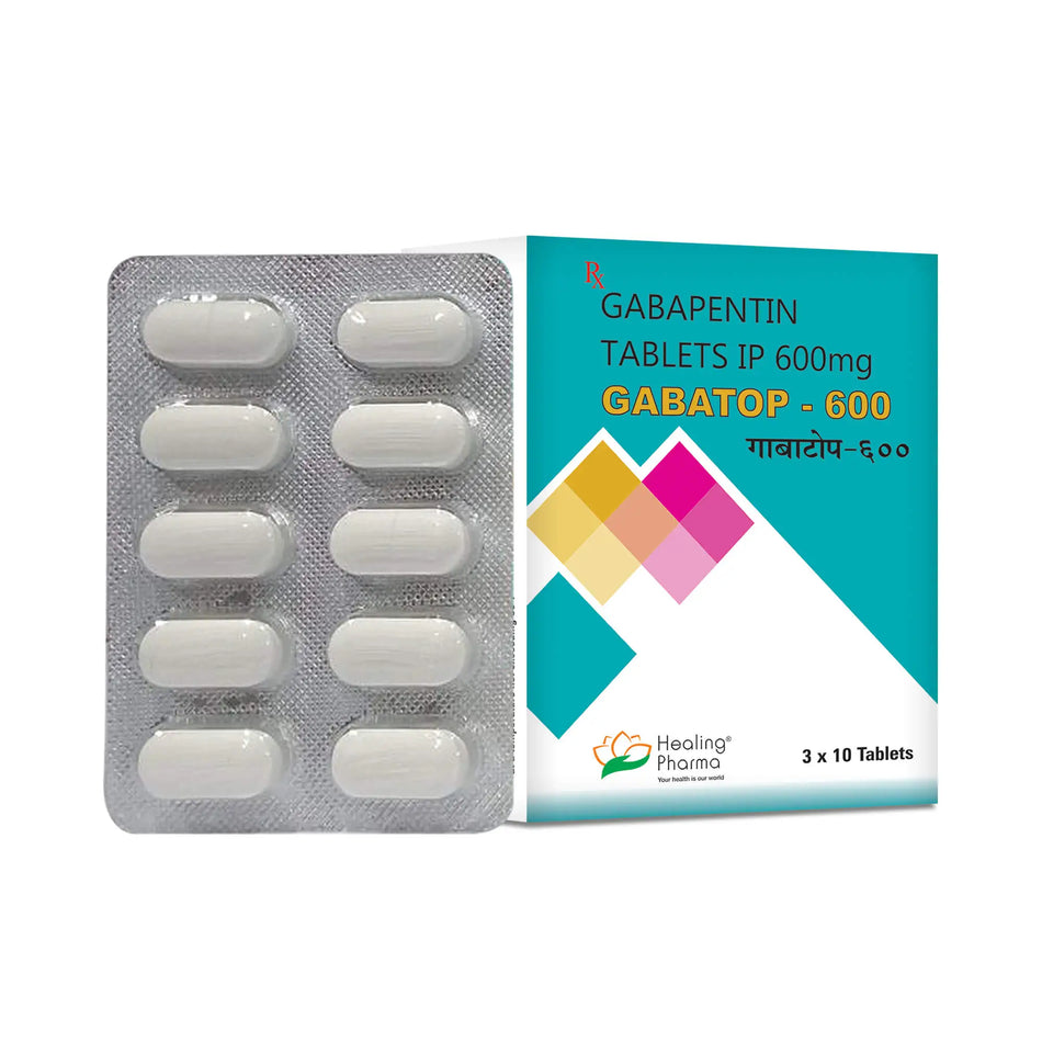 Gabapentina 600mg 30 Tabletas Gabatop 600