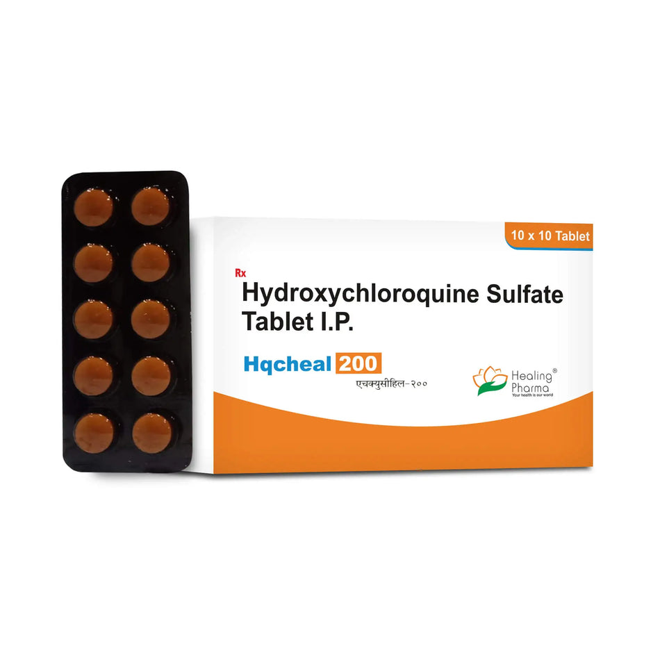 Hidroxicloroquina 200mg 100 Tabletas Hqcheal 200