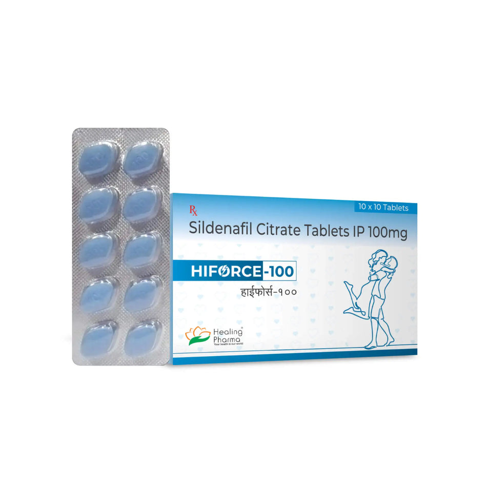 Sildenafil 100mg 100 Tabletas HiForce 100
