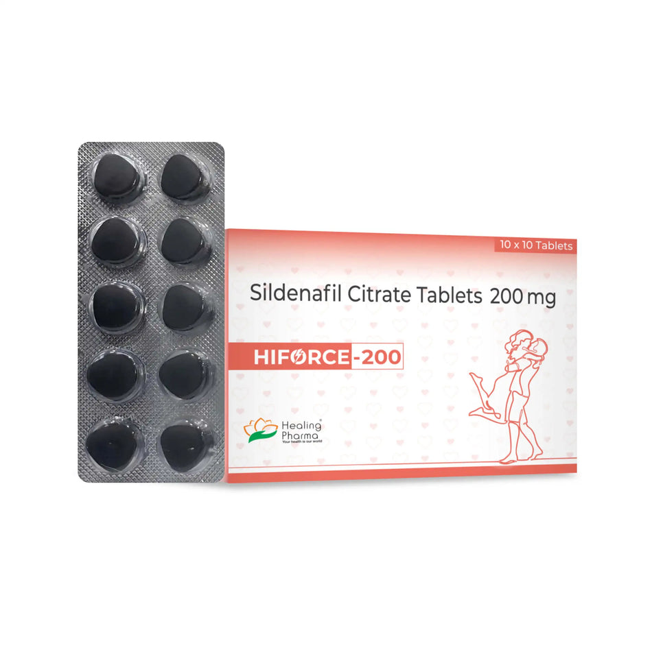 Sildenafil 200mg 100 Tabletas HiForce 200
