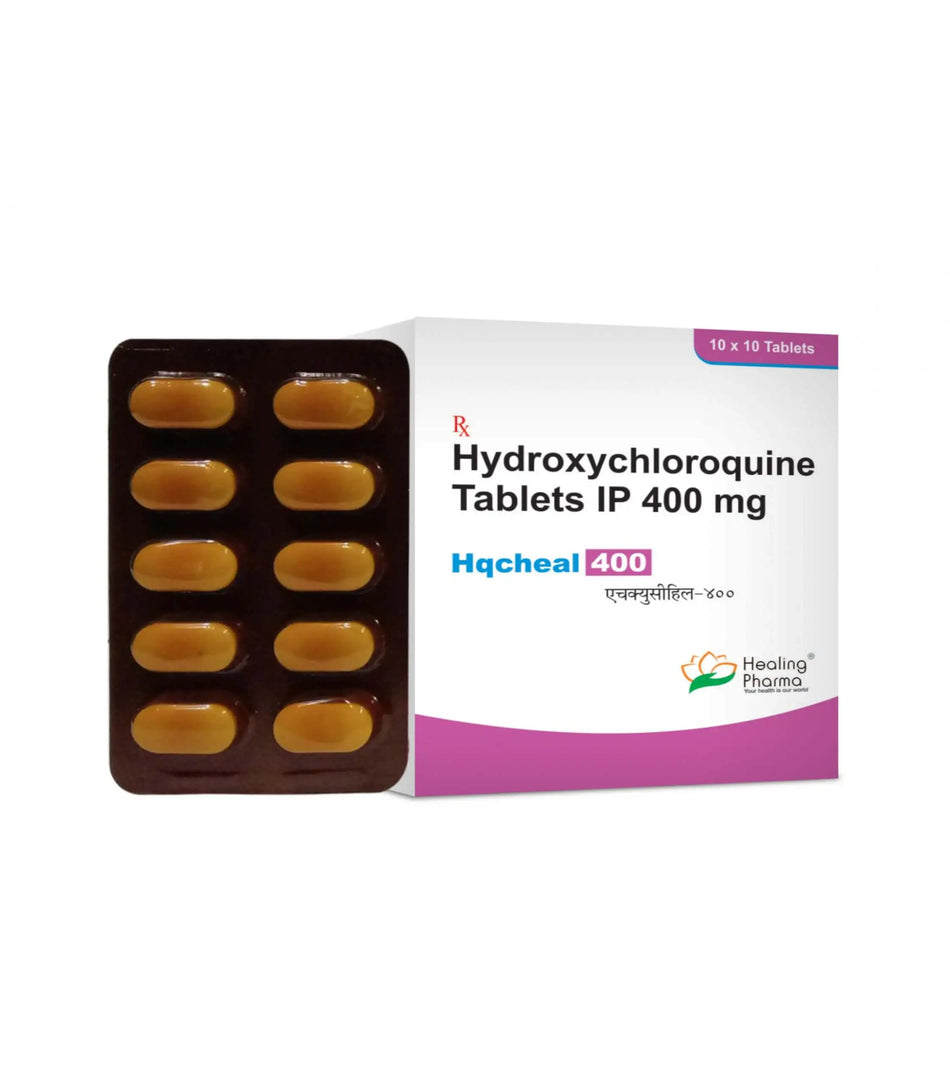 Hidroxicloroquina 400mg 100 Tabletas Hqcheal 400
