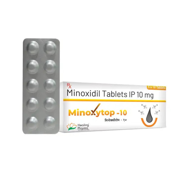 Minoxidil 10mg 50 Tabletas Minoxytop