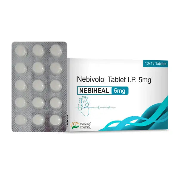 Nebivolol 5mg 150 Tabletas Nebiheal 5mg