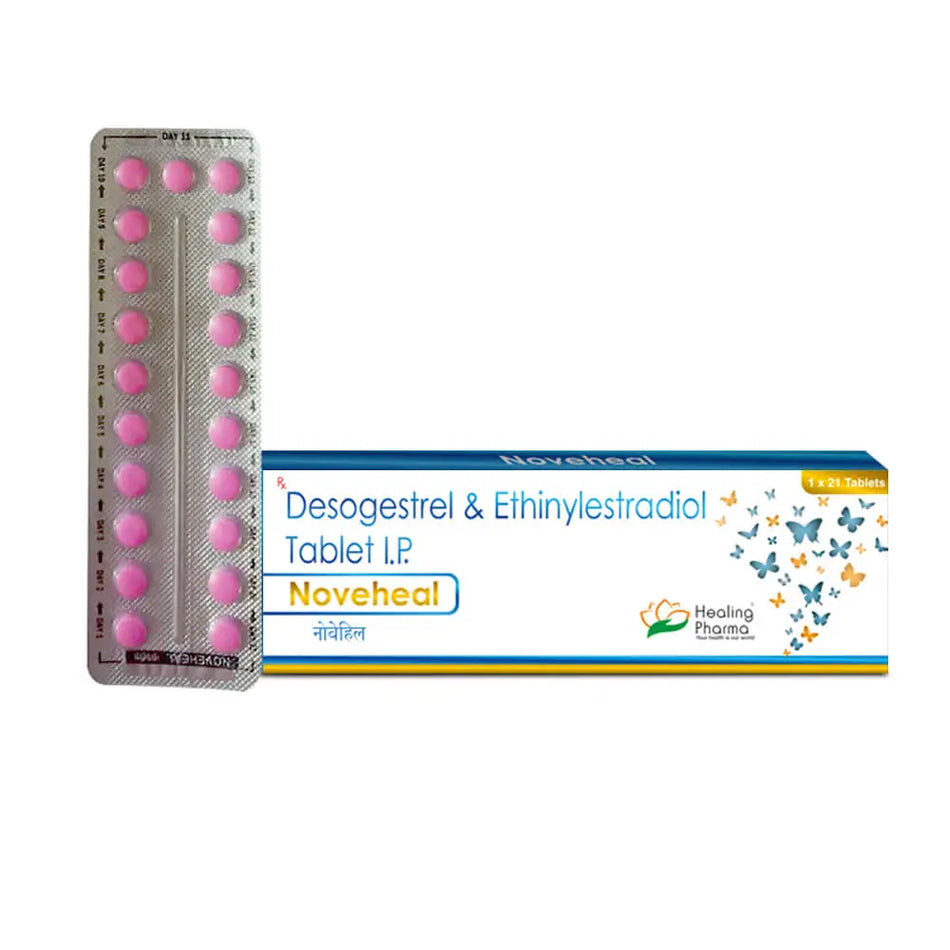 Desogestrel 0.15mg + Etinilestradiol 0.03mg 21 Tabletas Noveheal