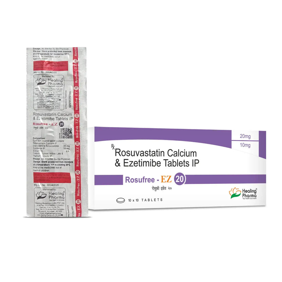 Rosuvastatina 20mg + Ezetimiba 10mg Rosufree EZ 20
