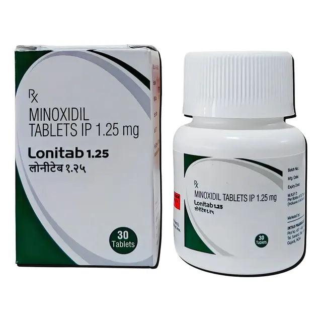 Minoxidil 1.25mg 30 Tabletas Lonitab