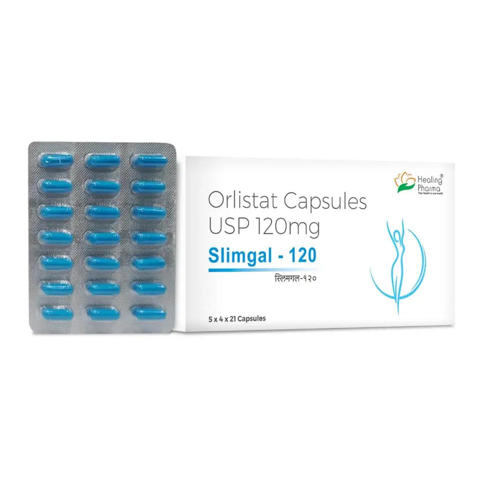 Orlistat 120mg 84 Capsulas Slimgal - 120