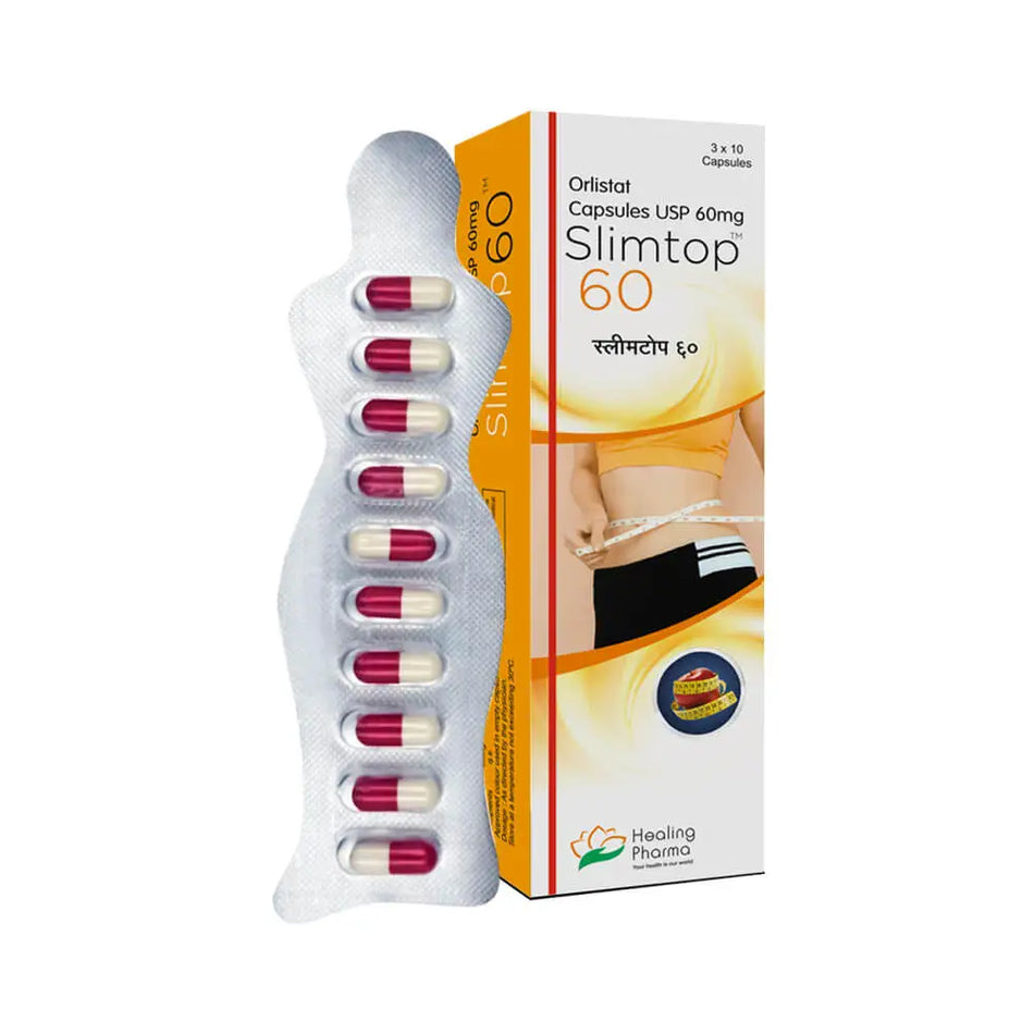 Orlistat 60mg 30 Capsulas Slimtop 60