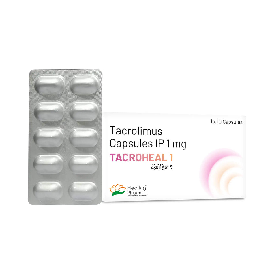 Tacrolimus 1mg 10 Capsulas Tacroheal 1