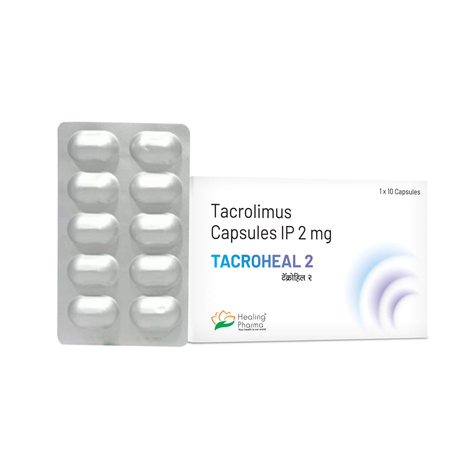 Tacrolimus 2mg 10 Capsulas Tacroheal 2