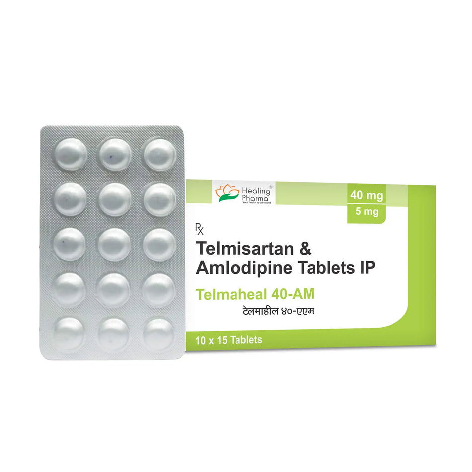 Telmisartan 40mg + Amlodipino 5mg 150 Tabletas Telmaheal 40 - AM