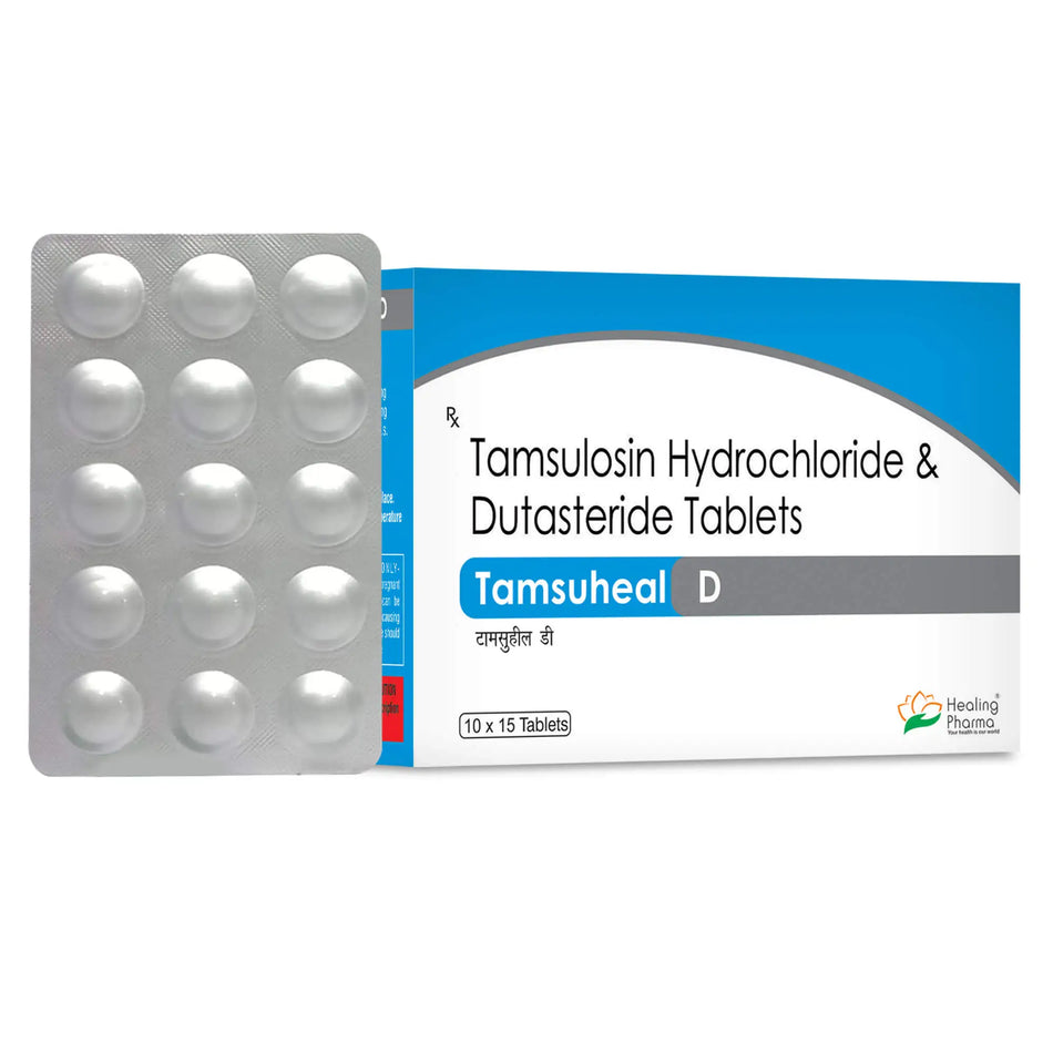 Tamsulosina 0.4mg + Dutasterida 0.5mg 150 Tabletas Tamsuheal D