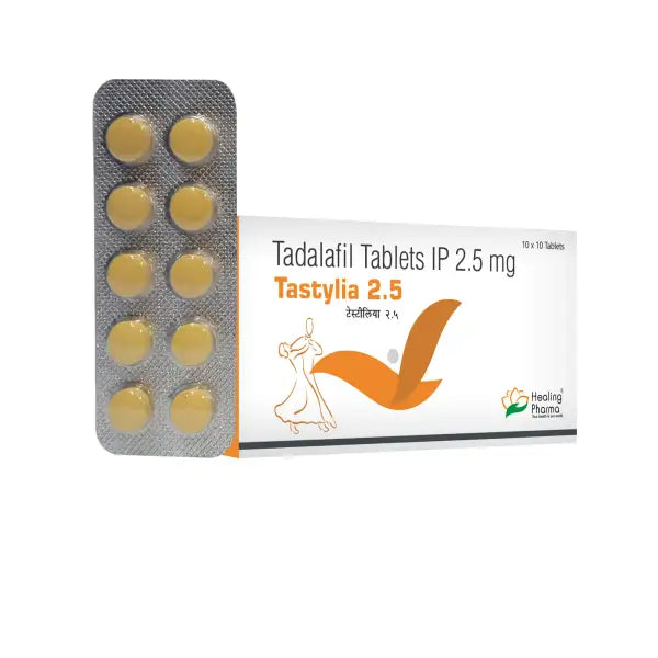 Tadalafil 2.5mg 100 Tabletas Tastylia 2.5