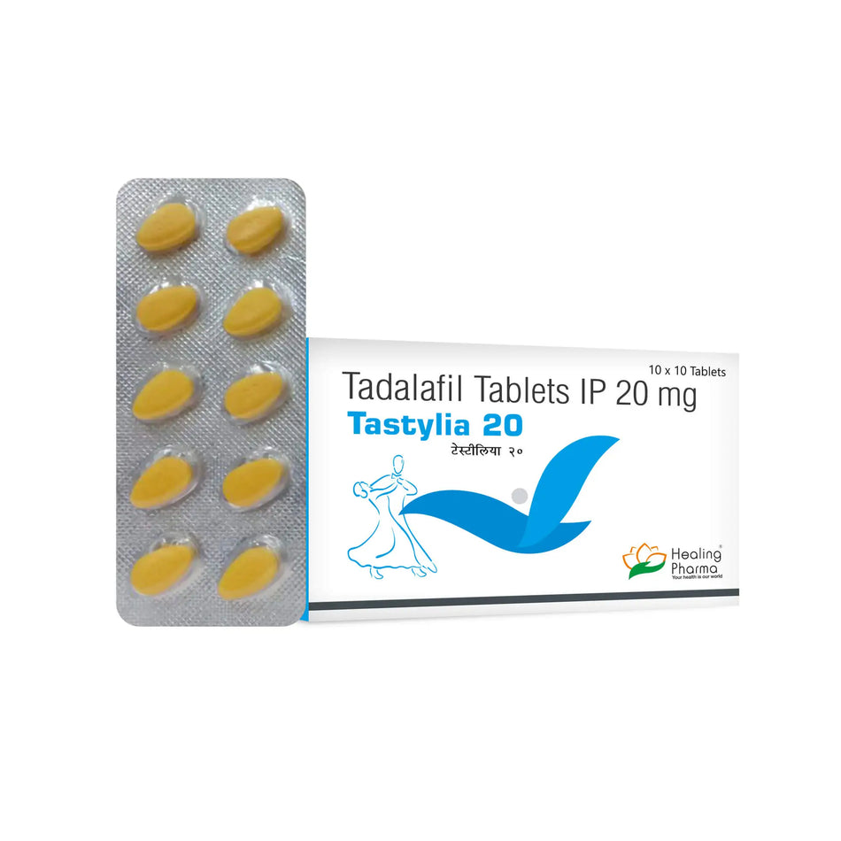 Tadalafil 20mg 100 Tabletas Tastylia 20