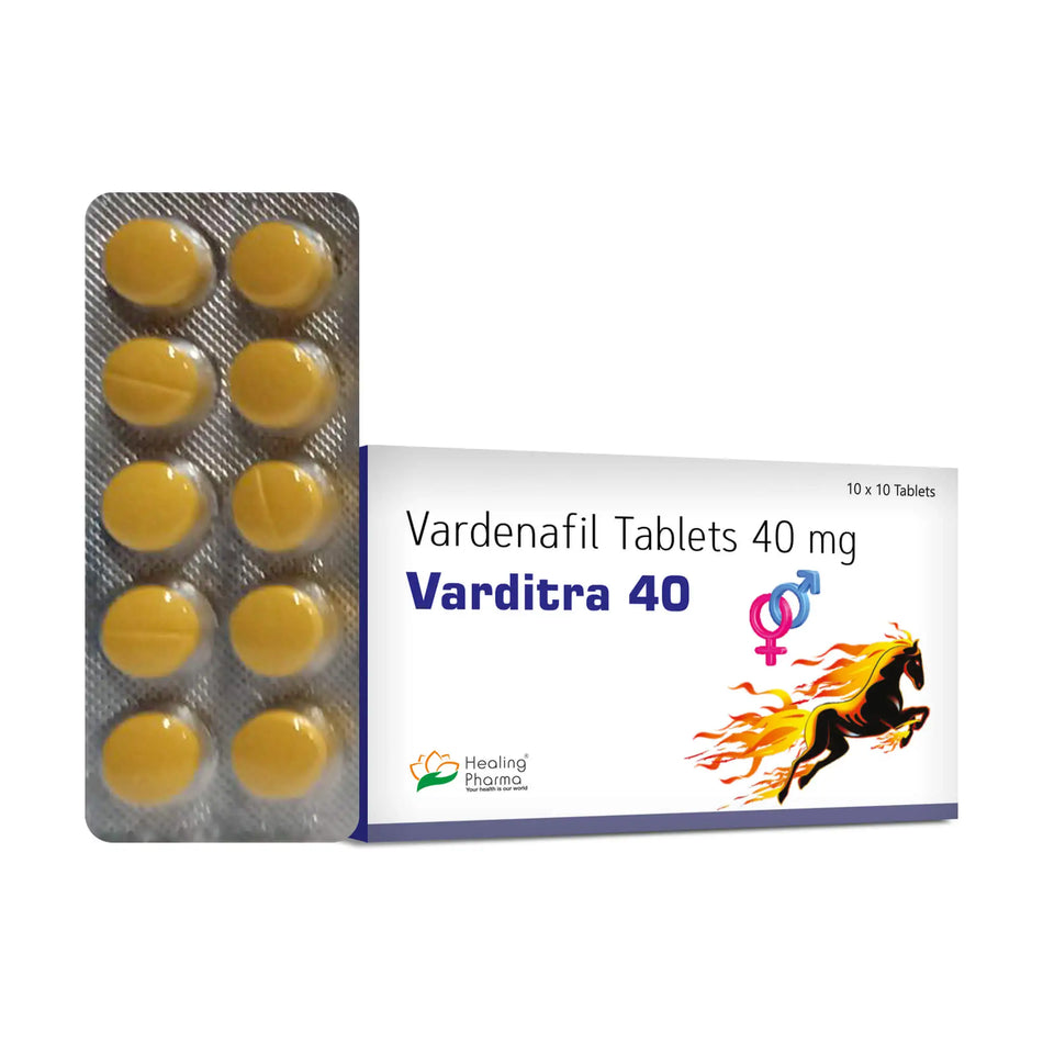 Vardenafil 40mg 100 Tabletas Varditra 40
