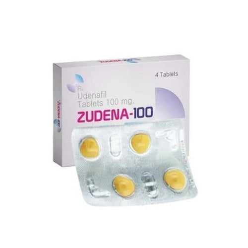 Udenafil 100mg 4 Tabletas Zudena - 100