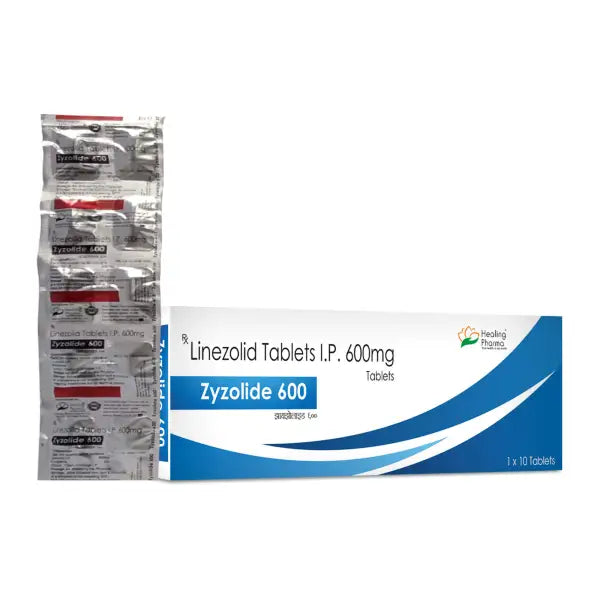 Linezolid 600mg 10 Tabletas Zyzolide 600