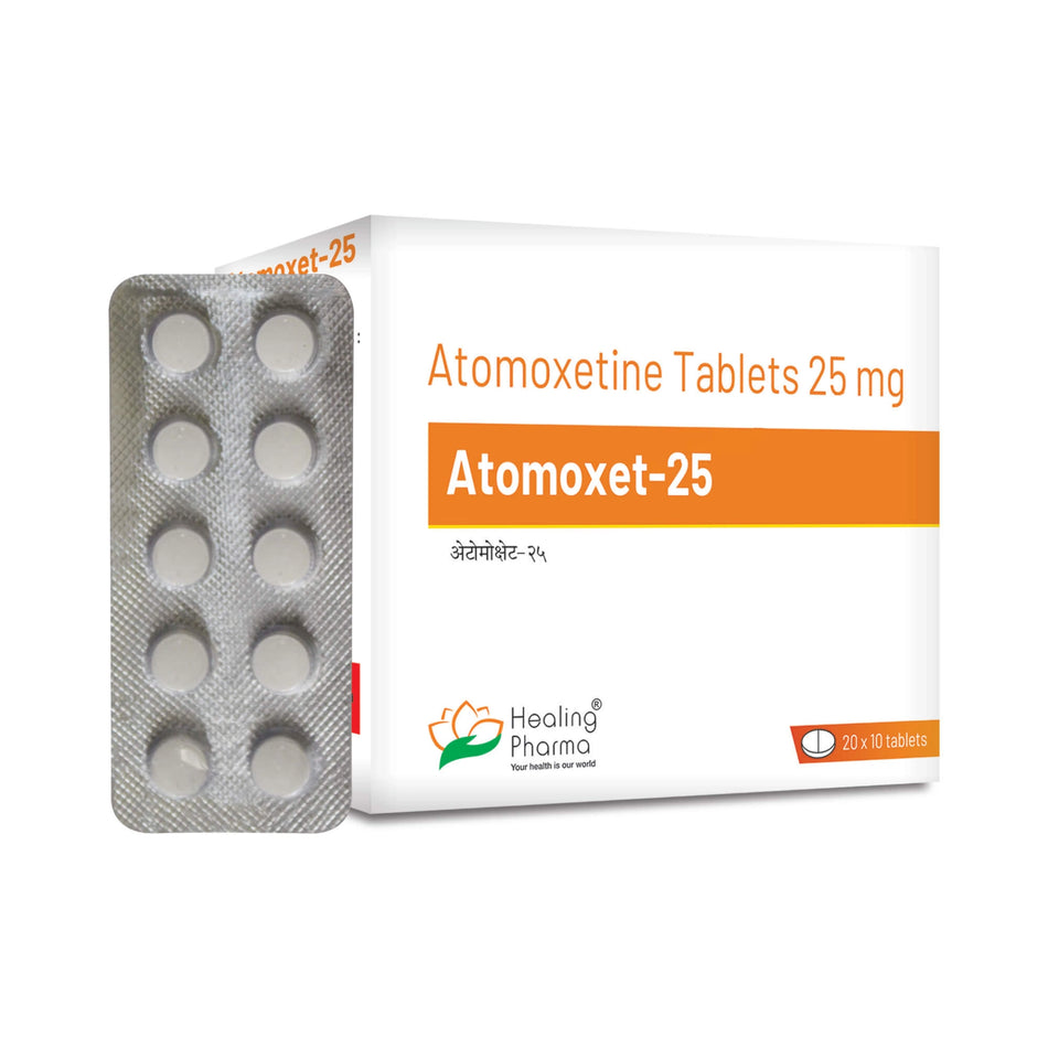 Atomoxetina 25mg 200 Tabletas Atomoxet 25
