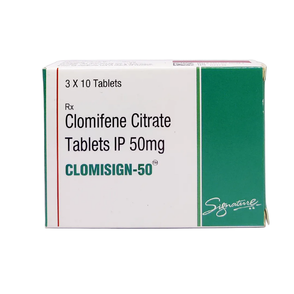 Clomifeno 50mg 30 Tabletas Clomisign 50