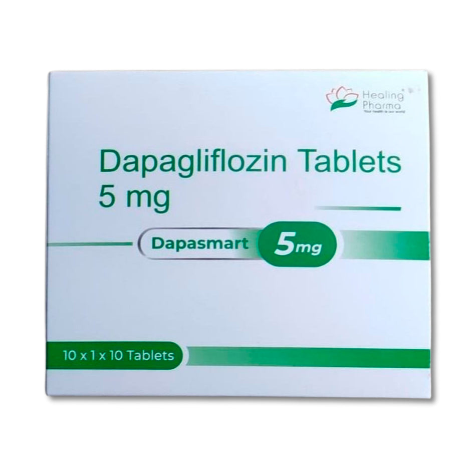 Dapagliflozina 5mg 100 Tabletas Dapasmart 5