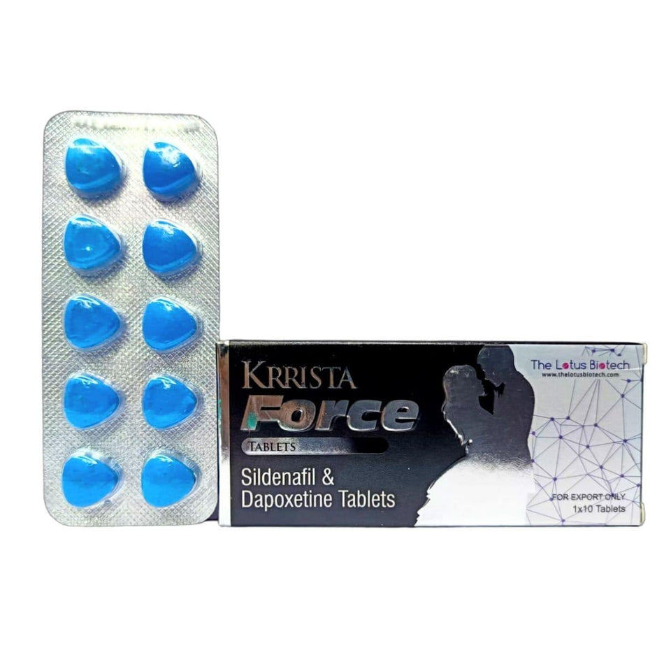 Sildenafil 150mg + Dapoxetina 60mg 10 Tabletas Krrista Force