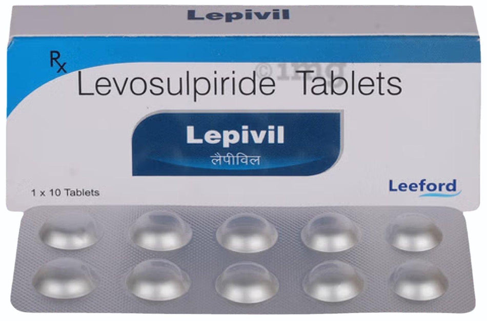Levosulpirida 25mg 10 Tabletas Levipil
