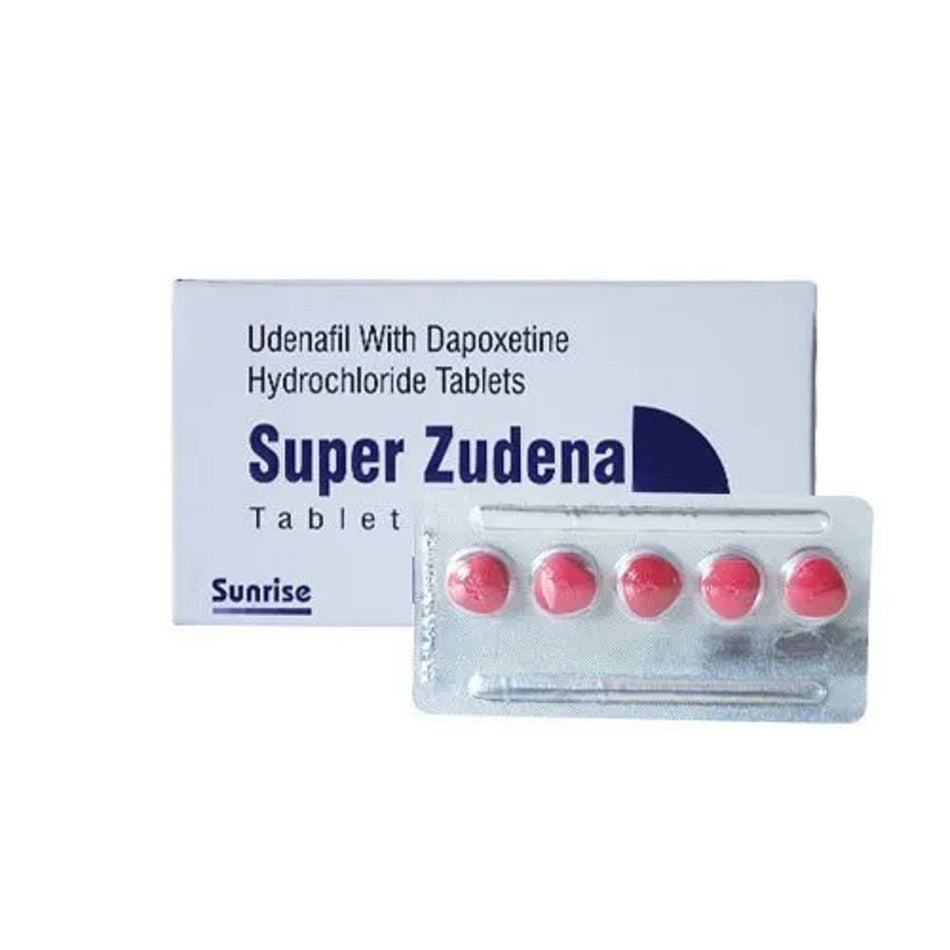 Udenafil 100mg + Dapoxetina 60mg 5 Tabletas Super Zudena