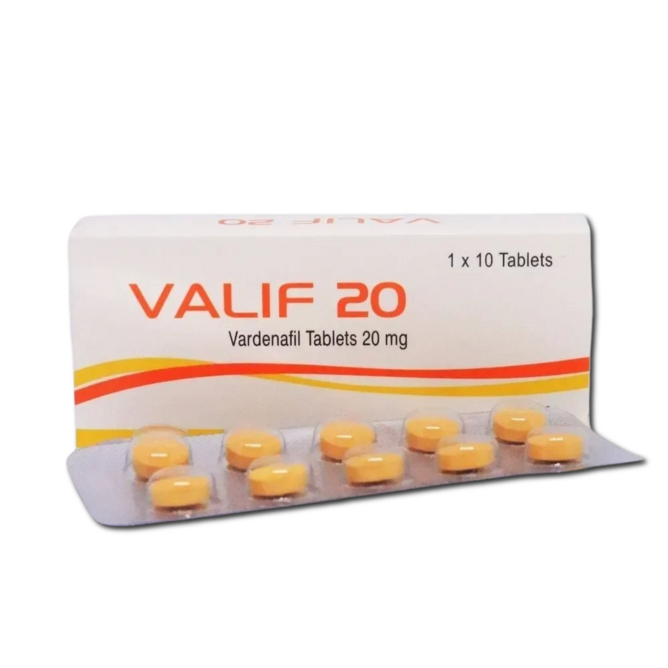 Vardenafil 20mg 10 Tabletas Valif 20