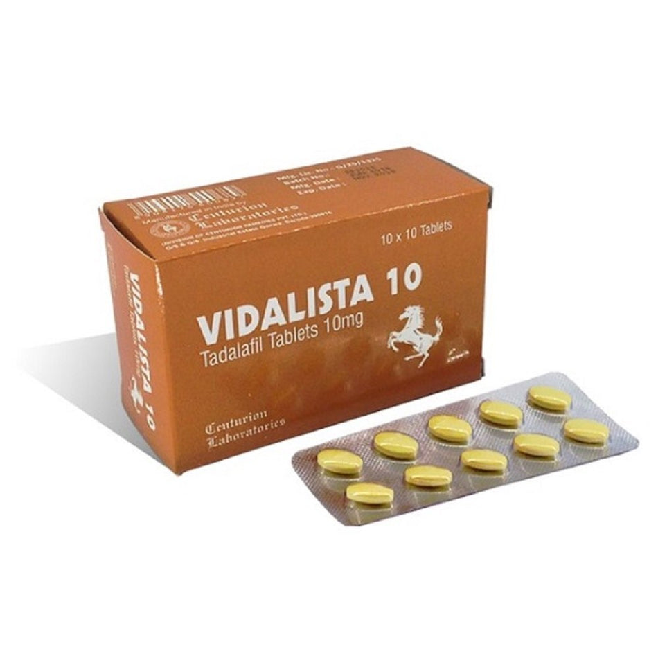 Tadalafil 10mg 100 Tabletas Vidalista 10