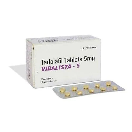 Tadalafil 5mg 100 Tabletas Vidalista 5