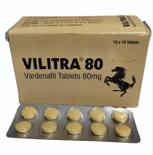 Vardenafil 80mg 100 Tabletas Vilitra 80